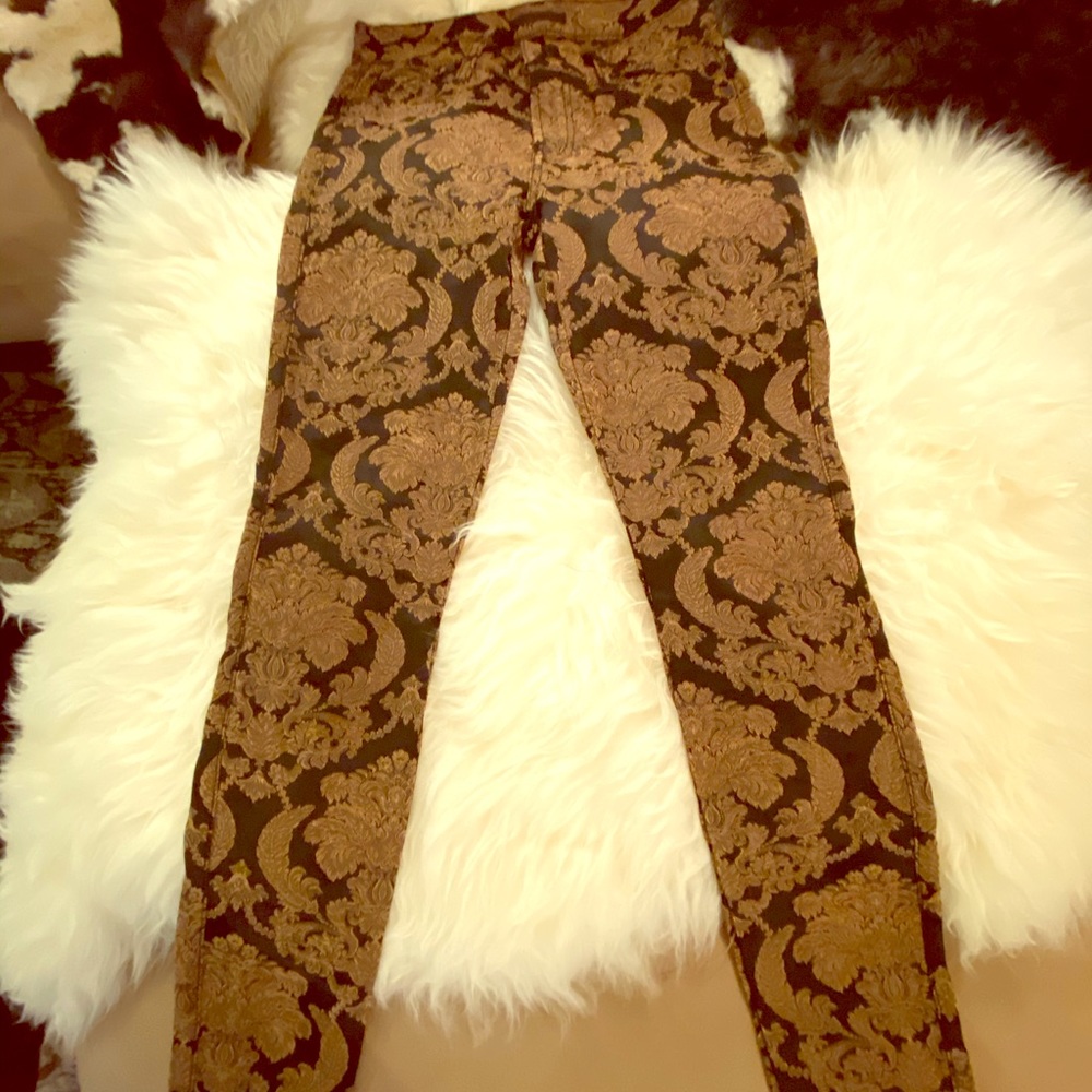 7 For All Mankind Jacquard Skinny Jeans, 27